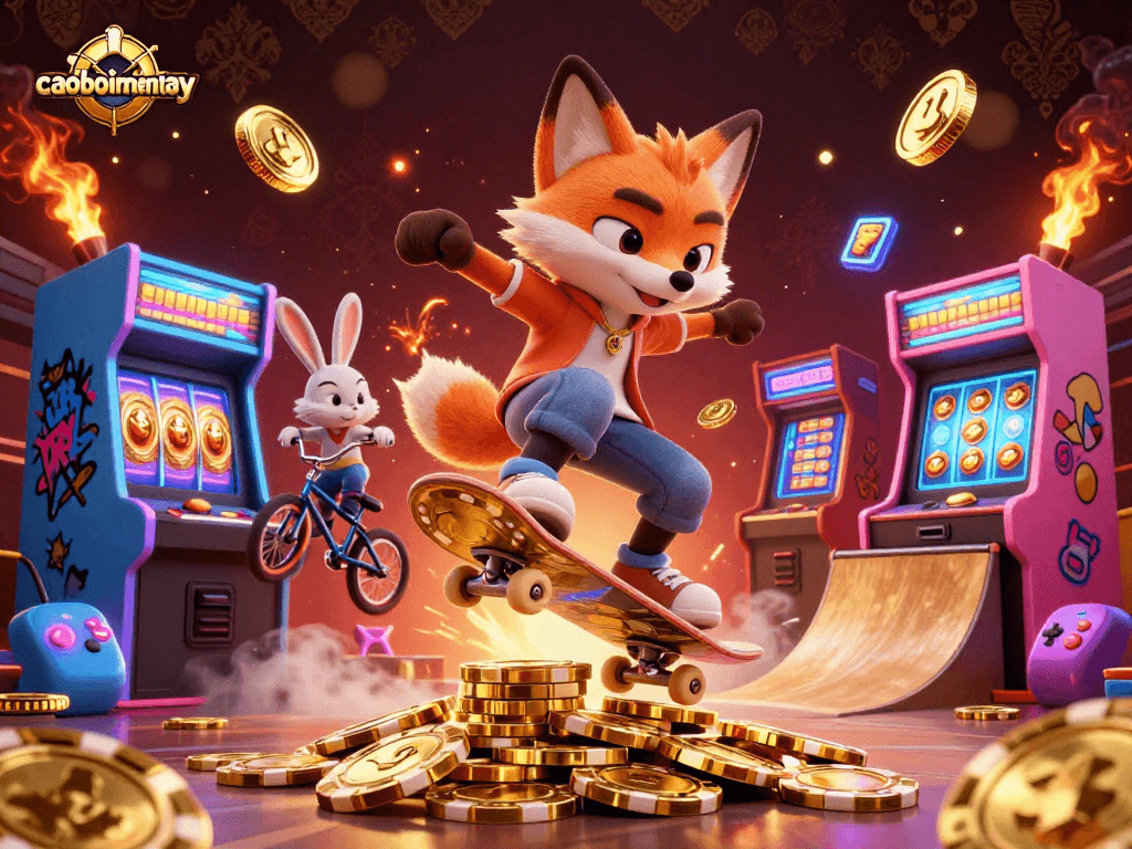 Experience thrilling gameplay with caoboimientay in a dynamic 3D casino adventure featuring vibrant characters.