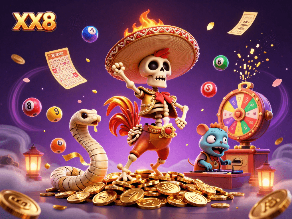Engage in thrilling gameplay at XX8 with dynamic lottery elements and carnival excitement.