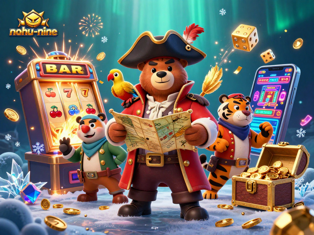 Experience the thrill of nohu-nine with this dynamic casino scene featuring exciting characters and elements.