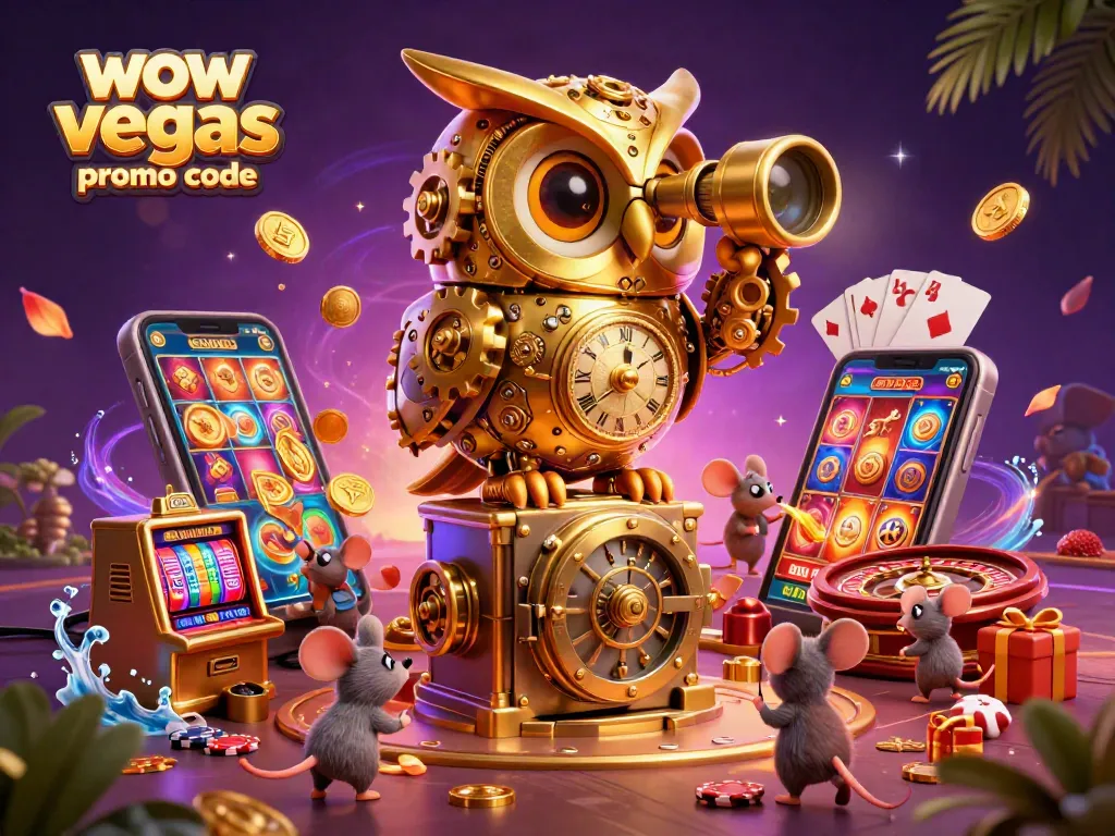 Claim your welcome bonus with the wow vegas promo code, featuring dynamic 3D casino scenes and rewards.