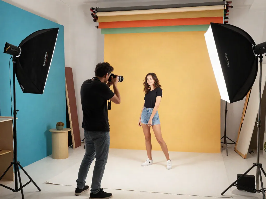 Fotografi kreatif pulau77 dengan fotografer profesional mengabadikan momen berharga di studio.