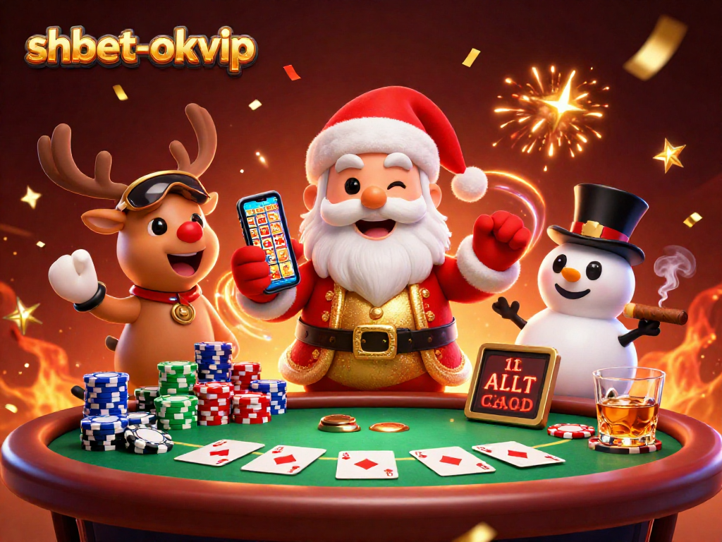 Play thrilling casino games at shbet-okvip with festive characters and vibrant slot themes!