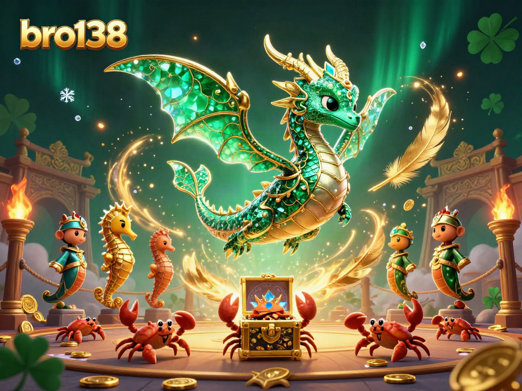 Experience thrilling gameplay with bro138 in an enchanting 3D casino world featuring dynamic characters and elements.