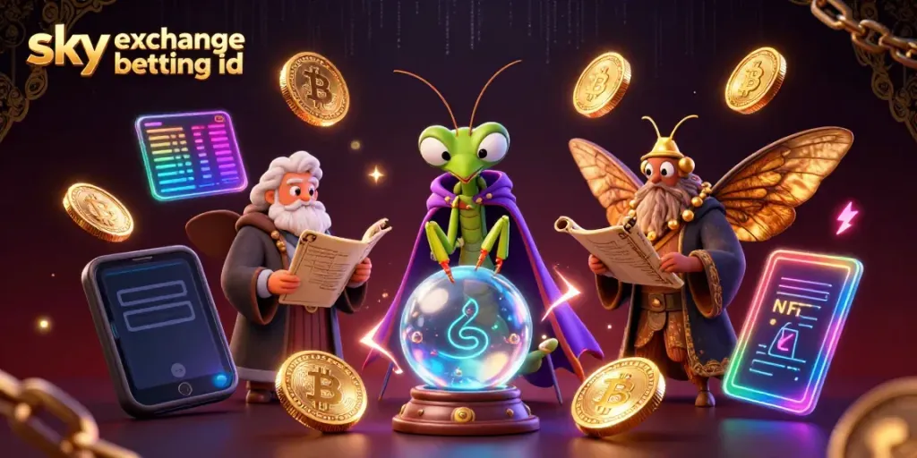 Experience the excitement of the sky exchange betting id with animated characters and crypto gems.