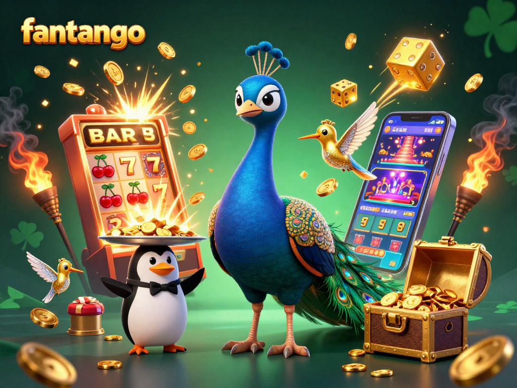 Experience the thrill of fantango with vibrant casino visuals featuring enchanting characters and dynamic elements.
