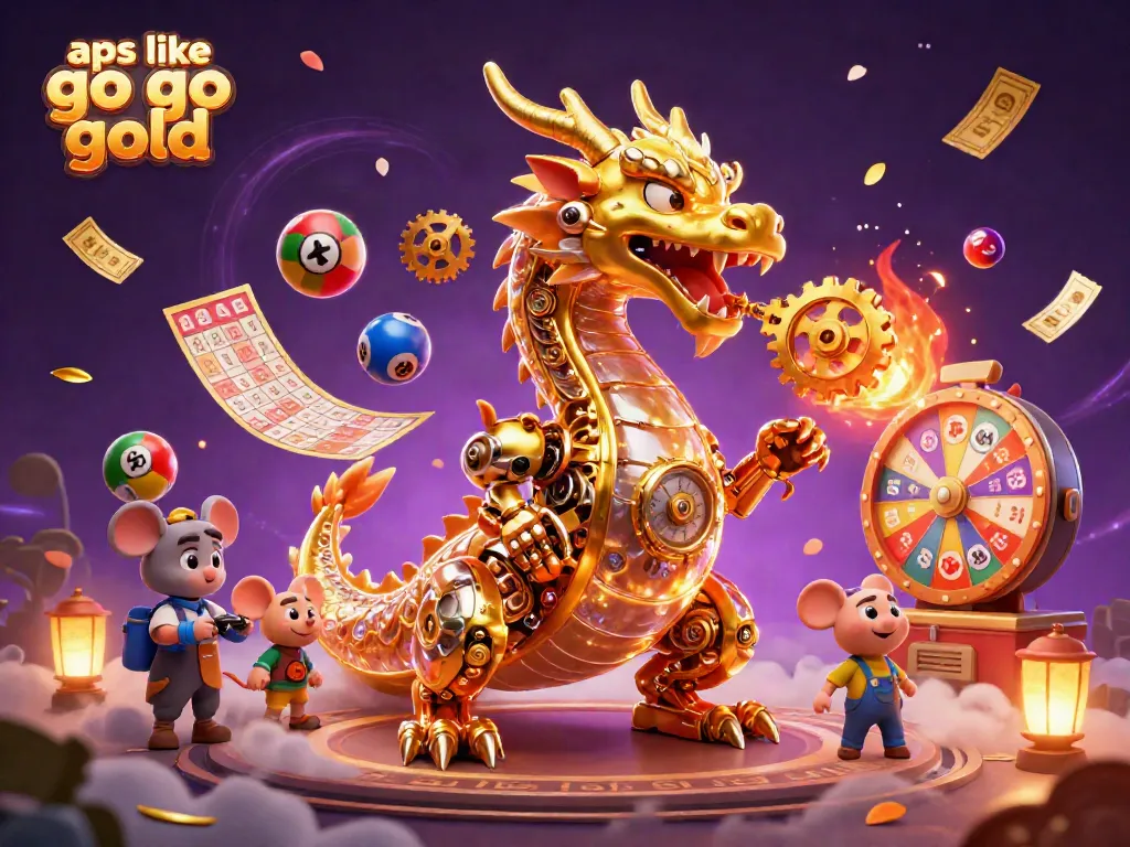 Play exciting games like go go gold with vibrant casino elements, golden dragon, and thrilling prizes.