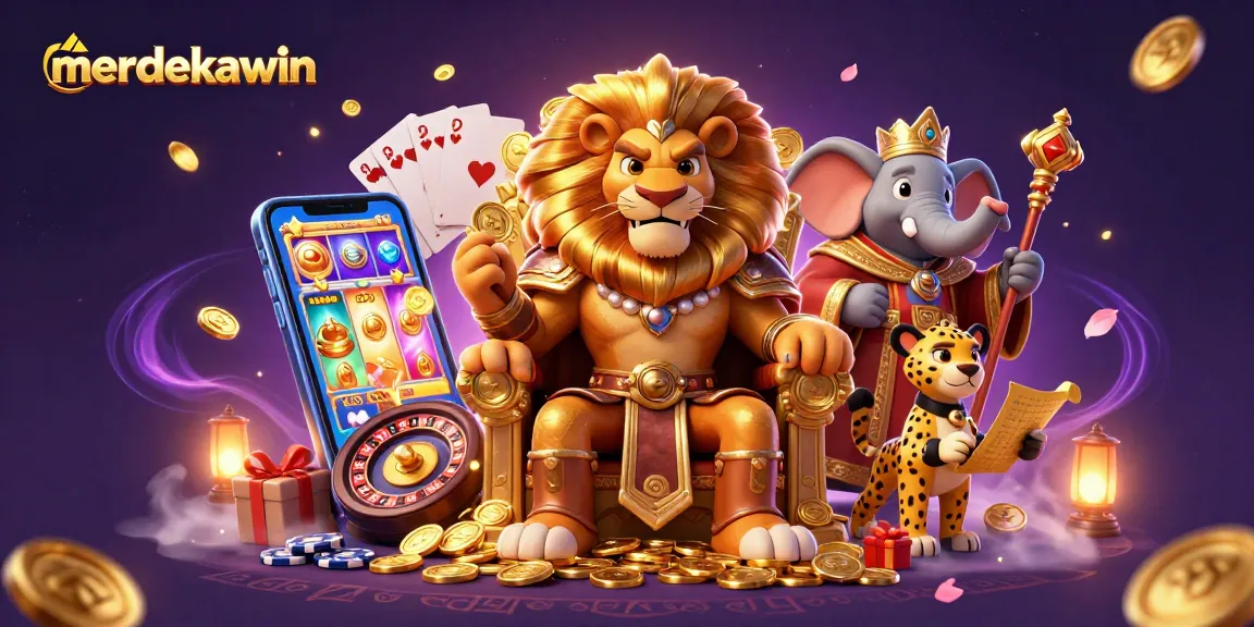 Raih kemenangan besar di merdekawin dengan mesin slot dan karakter ikonik dalam suasana casino.