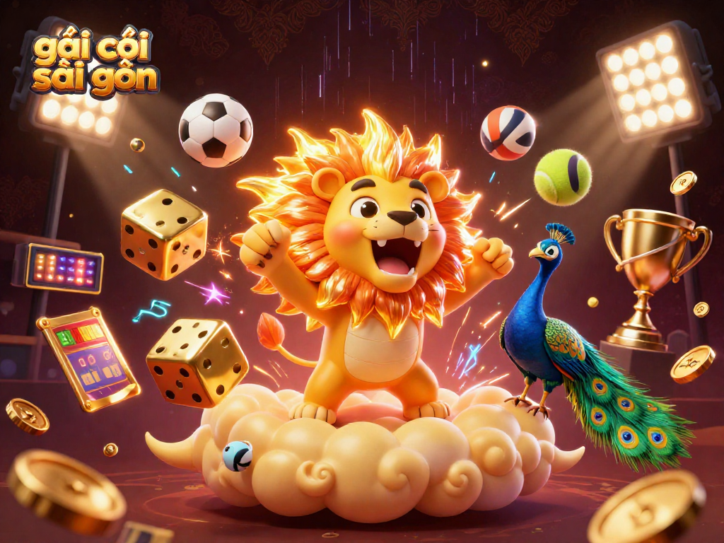 Experience the excitement of gái gọi sài gòn in this dynamic 3D casino illustration.