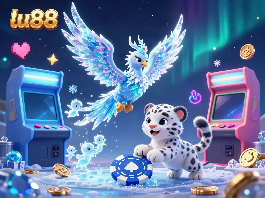 Engage in thrilling slots at lu88 with vibrant characters and dynamic elements in a magical setting.