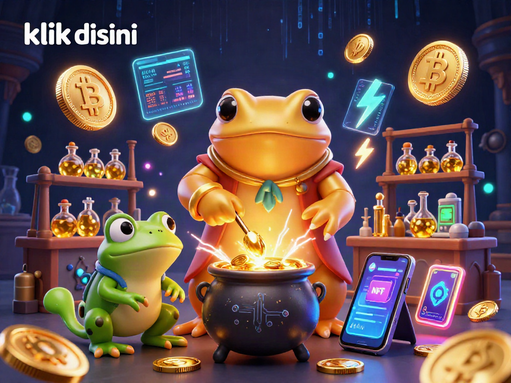 Engage with klik disini for magical alchemy-themed casino action in a vibrant 3D scene.