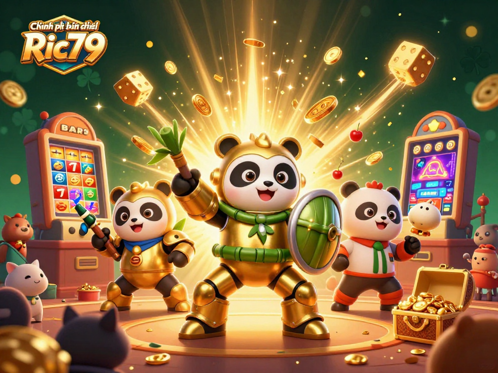 Engage with the exciting world of Chính sách bảo mật Ric79 through this vibrant 3D casino illustration.